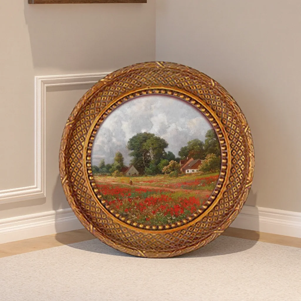 Photo Frame European-Style Wedding Photo Frame High-End American-Style Wall-Mounted Niche Decorative Painting