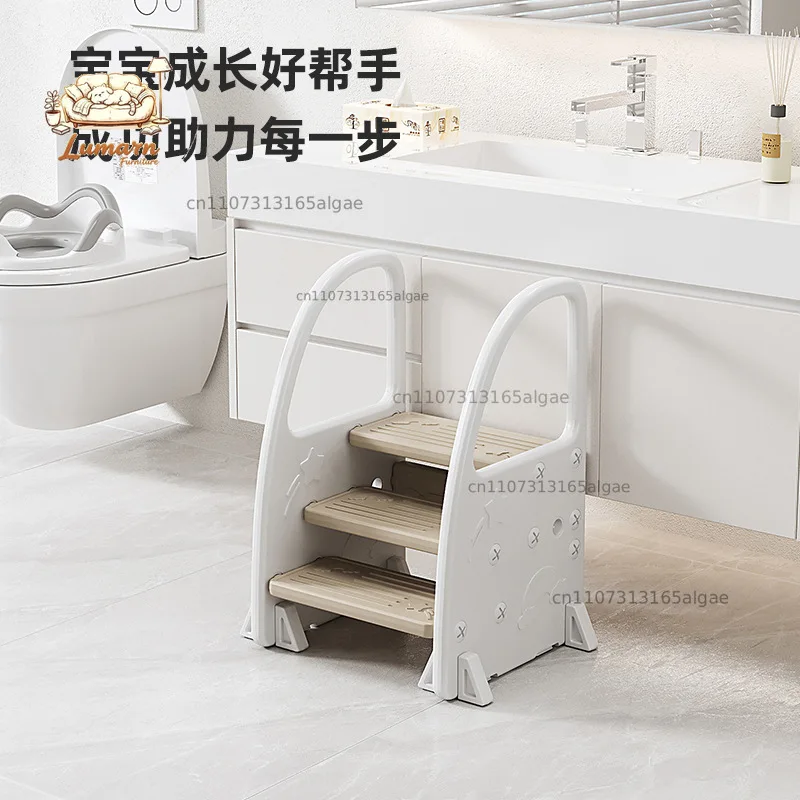 Baby Armrest Stool Washing Step Washing Step Foot Stool Children's Toilet Foot Stair