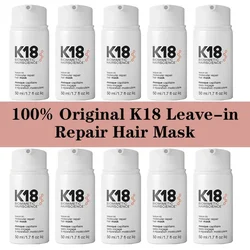 Biomimética-acondicionador K18 Original, reparación Molecular de cabello seco, 4 minutos para invertir el daño del cabello, hidratante, 50ML