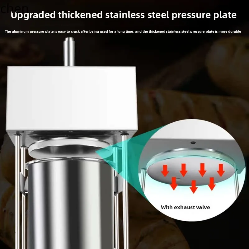 HXL Macchina per clistere commerciale Automatica salsiccia alla griglia Carne Prosciutto Salsiccia Elaborazione Serbatoio in acciaio inossidabile