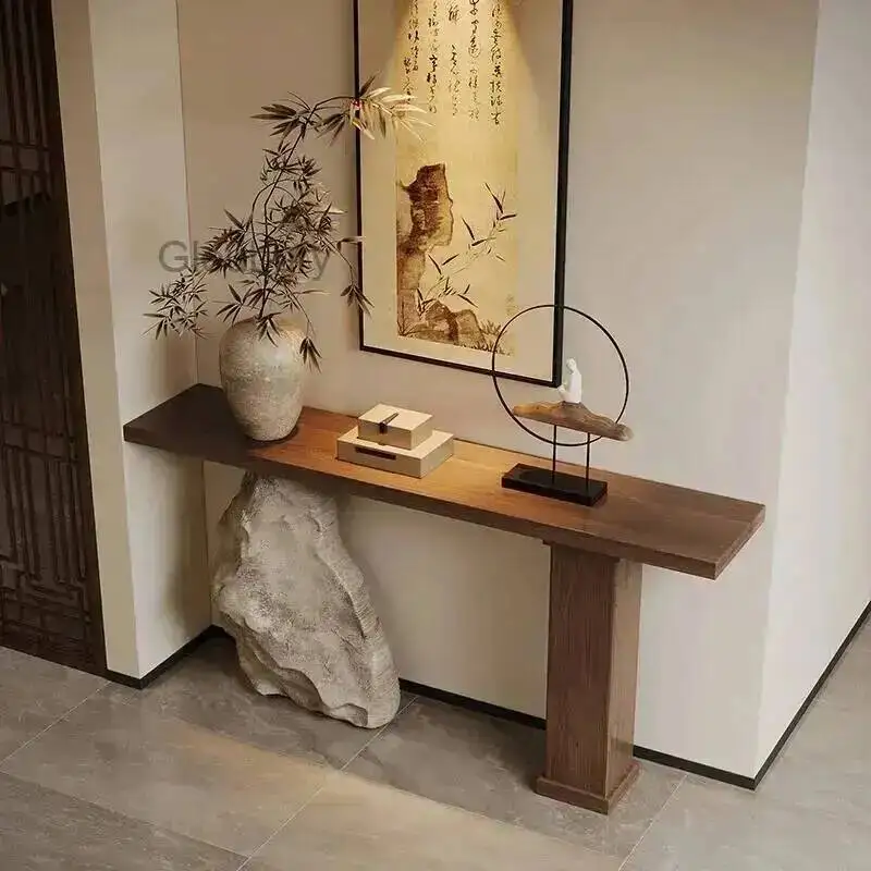 

Console Table Design Chinese Unique Vintage Rustic Simple Console Table Porch Entrance Tisch Wohnzimer Möbel Hallway Furniture