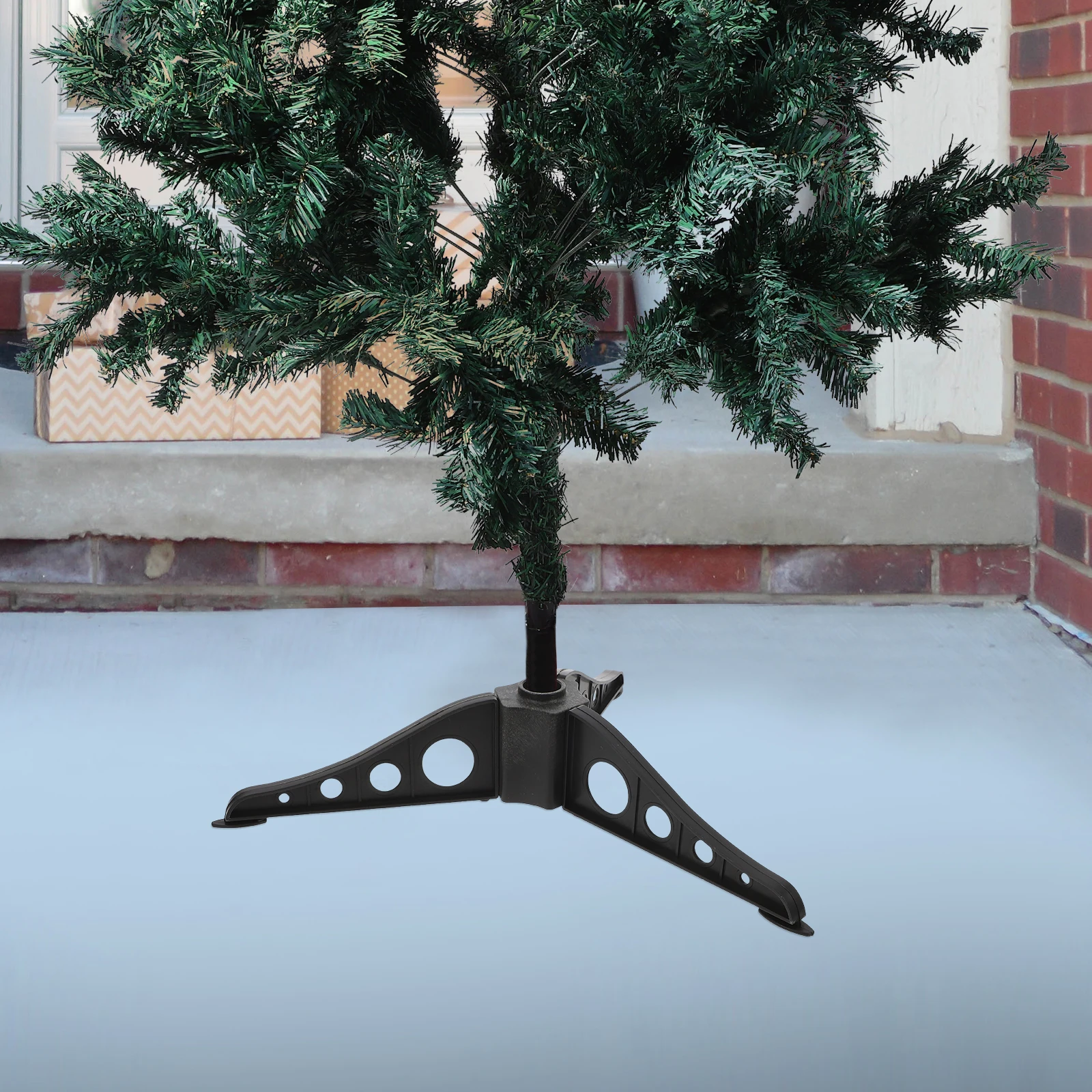 

4pcs Christmas Tree Stand Artificial Abs Sturdy Home Xmas Tree Base Support Bracket Holiday Supplies Decor