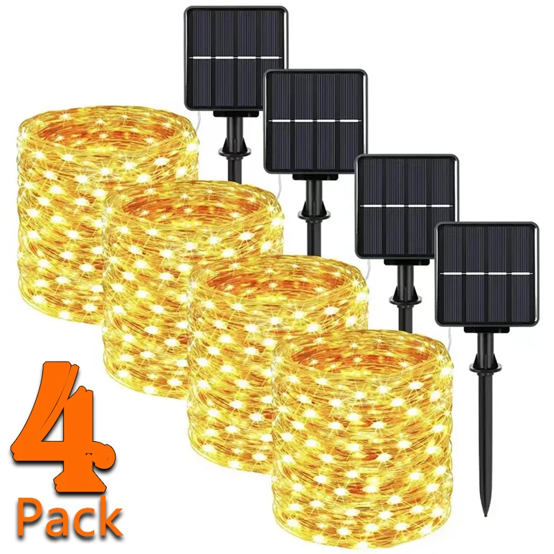 

50/100/200/300LED Solar LED Light Outdoor Festoon Garden Fairy Light String Waterproof Christmas Garland Yard Decoration