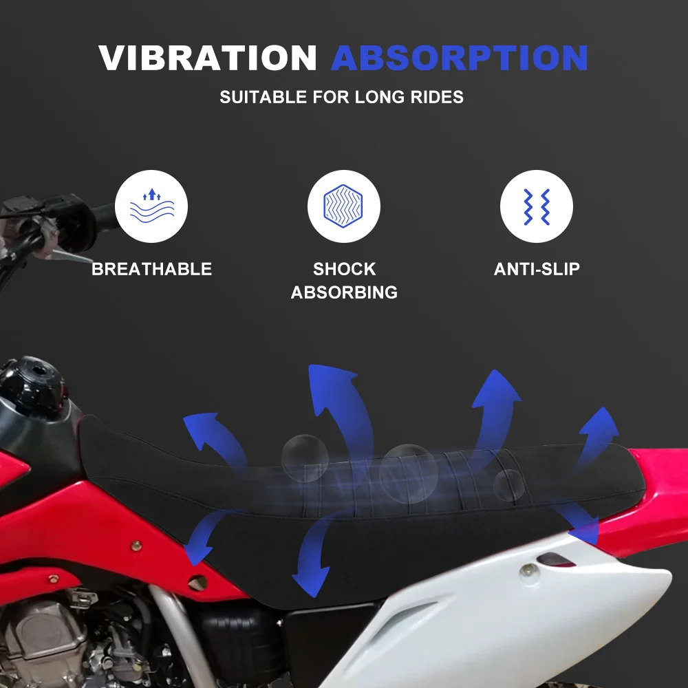 혼다 XR650L XR 650L 1993-2024 오토바이 스트라이프 그립 그립퍼 시트 커버 PVC 가죽 방수 시트 쿠션 커버