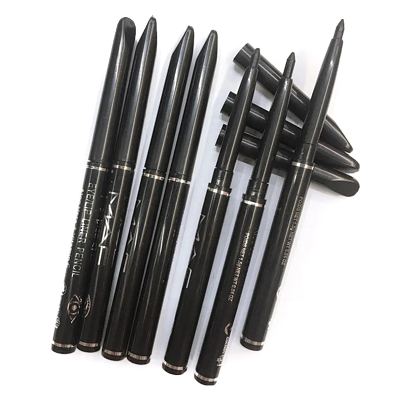 Crayon eye-liner liquide noir pour femme, eye-liner résistant à la transpiration, rapide, non imperméable, longue durée, cosmétique, beauté, maquillage