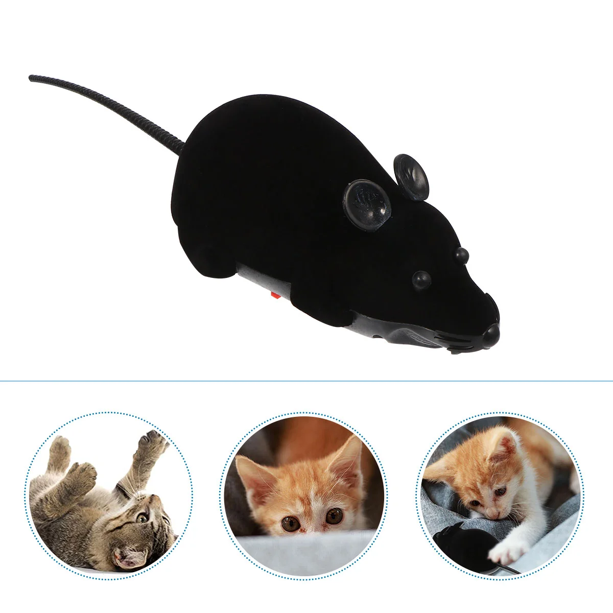 

Cats Dogs Electric Toy Novelties Rat Flocking Mice Mouse Children’s Toys Radio Control Rc Simulation Plastic