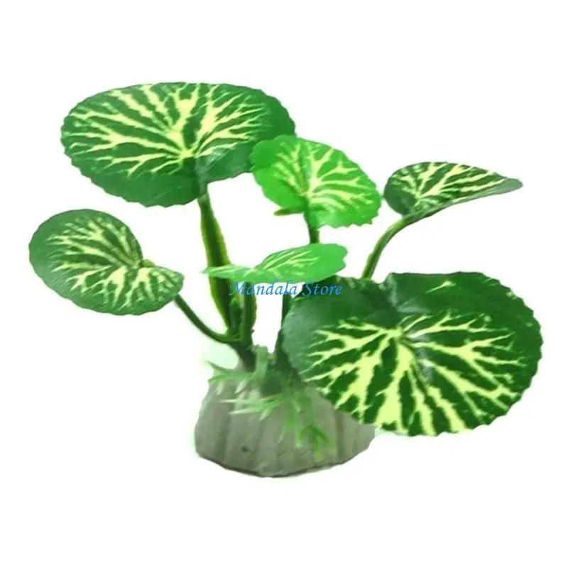 

U2JC Aquariums Sinkable Decoration Shrimp Fish Aquatic Plant Safety Fish Tanks Landscaping Ornament Realistic AquaPlants