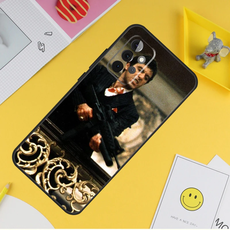 Scarface Al Pacino Tony Montana Cover For Samsung Galaxy A34 A35 A14 A15 A25 A53 A33 A13 A52 A32 A12 A51 A71 A54 A55 Case image 6