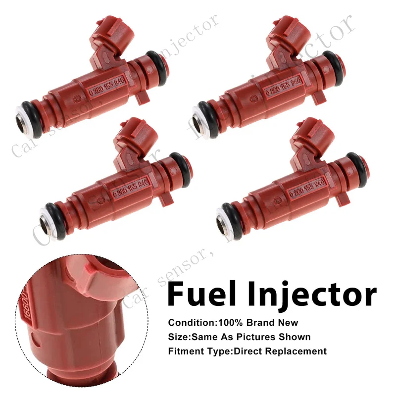 Q+ 4Pcs Fuel Injector For Nissan Almera Primera 96-08 0280155940 16600-9F600 TM