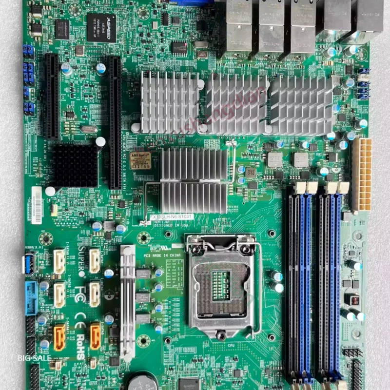 

Встроенная основная плата промышленного управления Supermicro X10SLH-N6-ST031