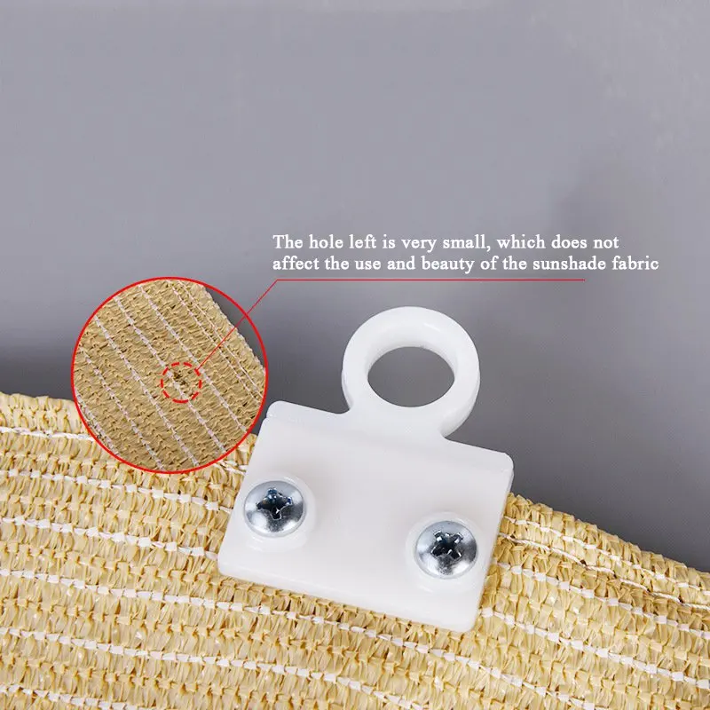 Garten-Sonnenschutznetz, Outdoor-Sonnenschutz, Schattennetz, Pool-Schattierung, Baldachin, Camping-Markise, Sonnenschutz mit verstellbarer Schnalle – Detail 3