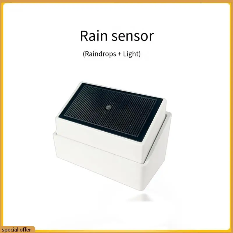 A68Z Tuya Zigbee Rain Sensor 2-In-1 Light Detector Outdoor Waterproof Rain Detector Support Tuya APP Remote Control