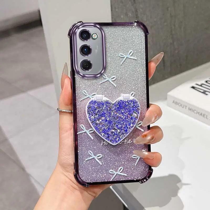 Чистый белый бант, модный гибкий противоударный чехол-подставка для Spark40ProPlus, идеально подходит для TECNO SPARK 20 40 Pro Plus (6,78 дюйма)