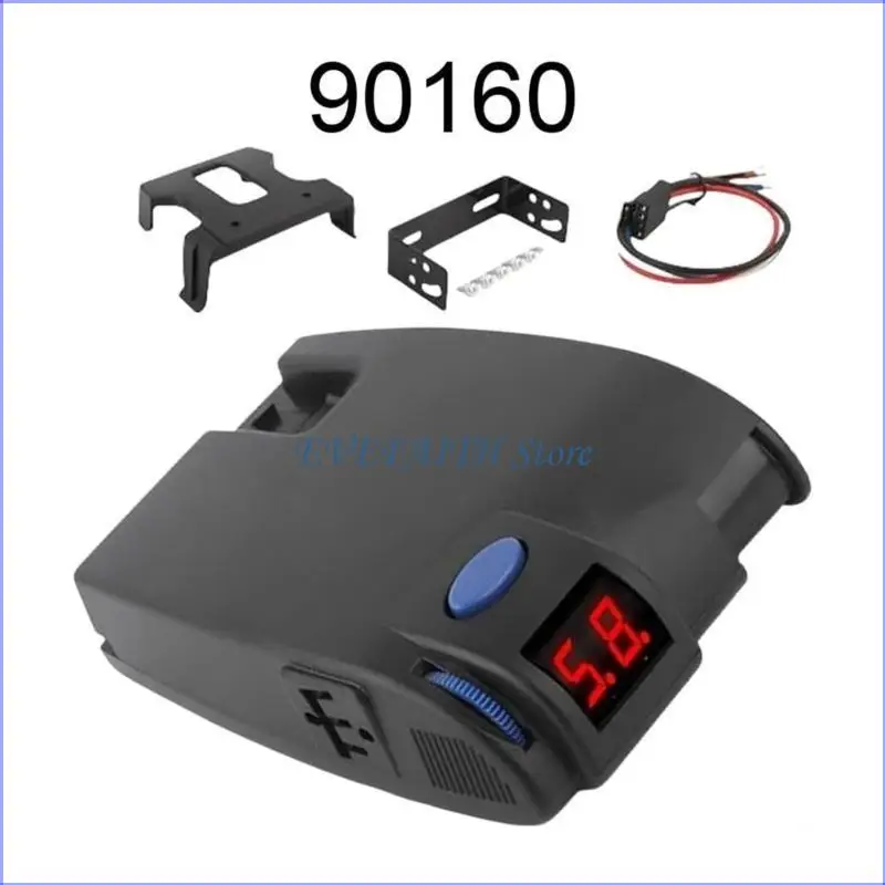 

124B Trailer Brake Controller Proportional Electronic Brake Control with LED Display