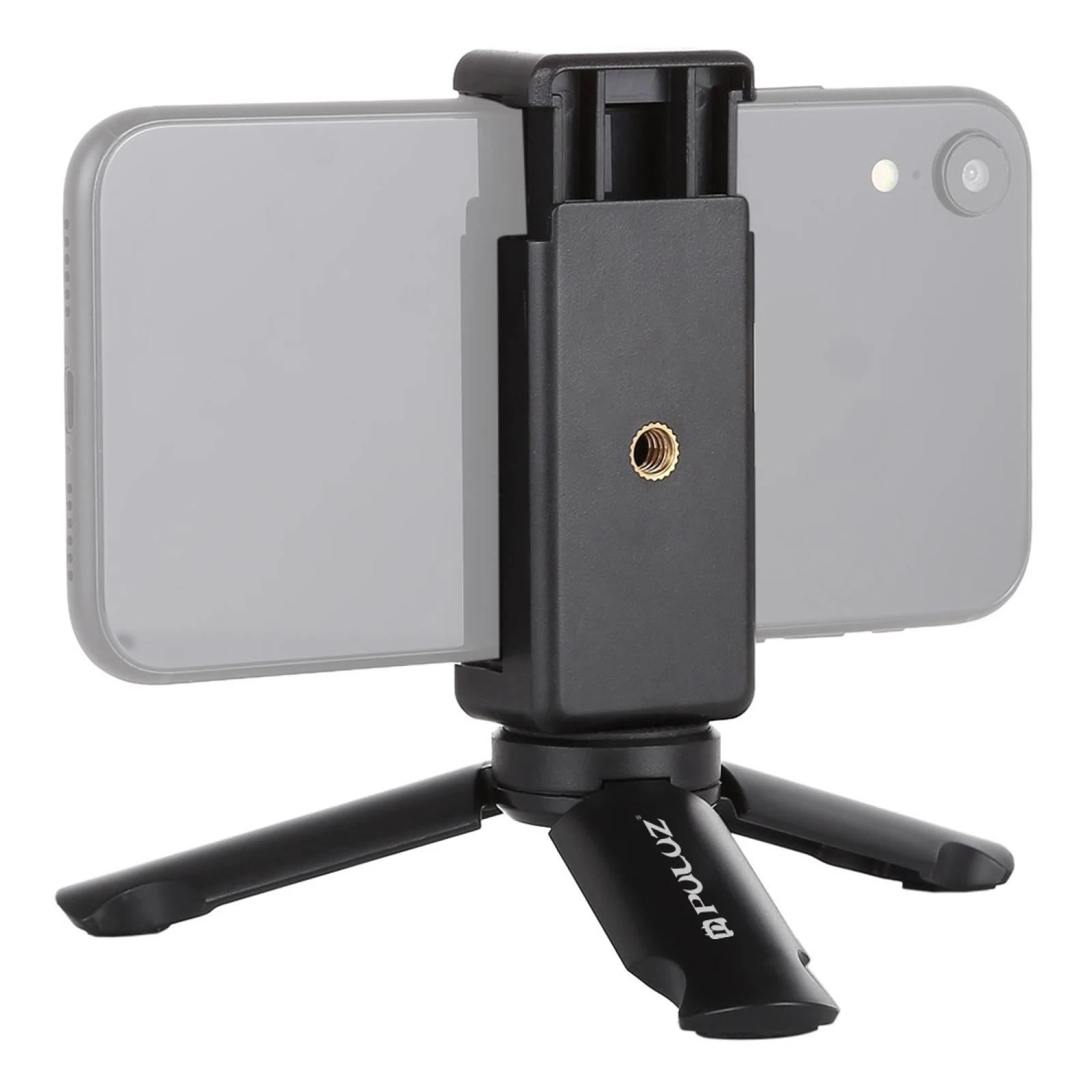 PULUZ Mini taşınabilir katlanır plastik standı Tripod Tripode & evrensel telefon kelepçe braketi akıllı telefonlar için tutucu klip xiaomi, huawei