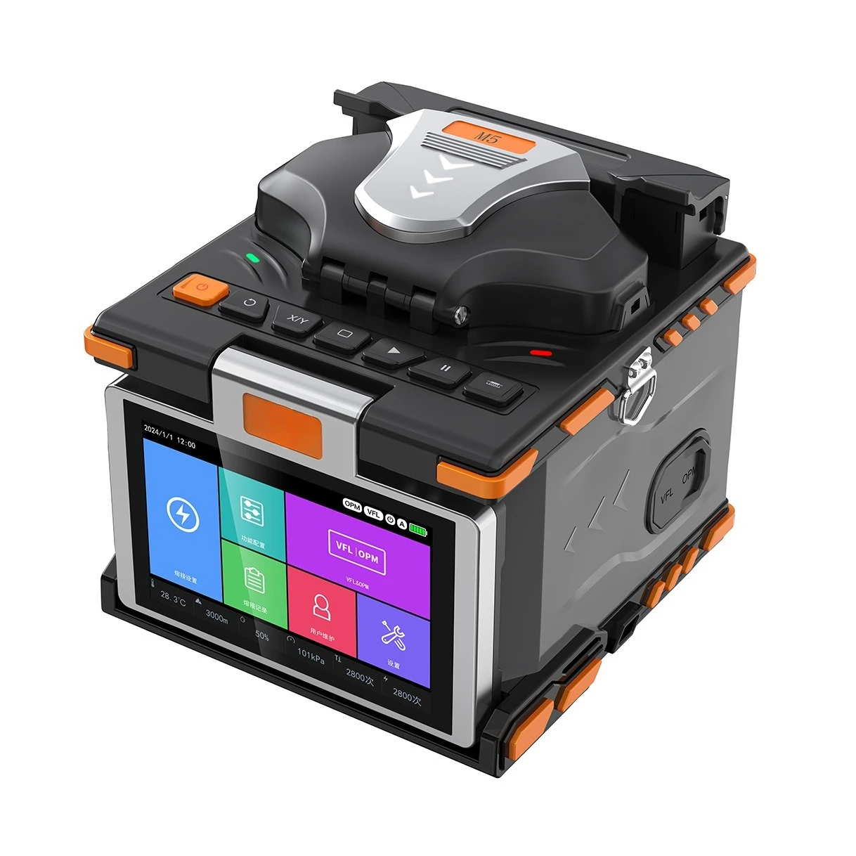M5 Automatic Optical Fiber Melting Machine Optical Cable Jumper Leather Wire Machine