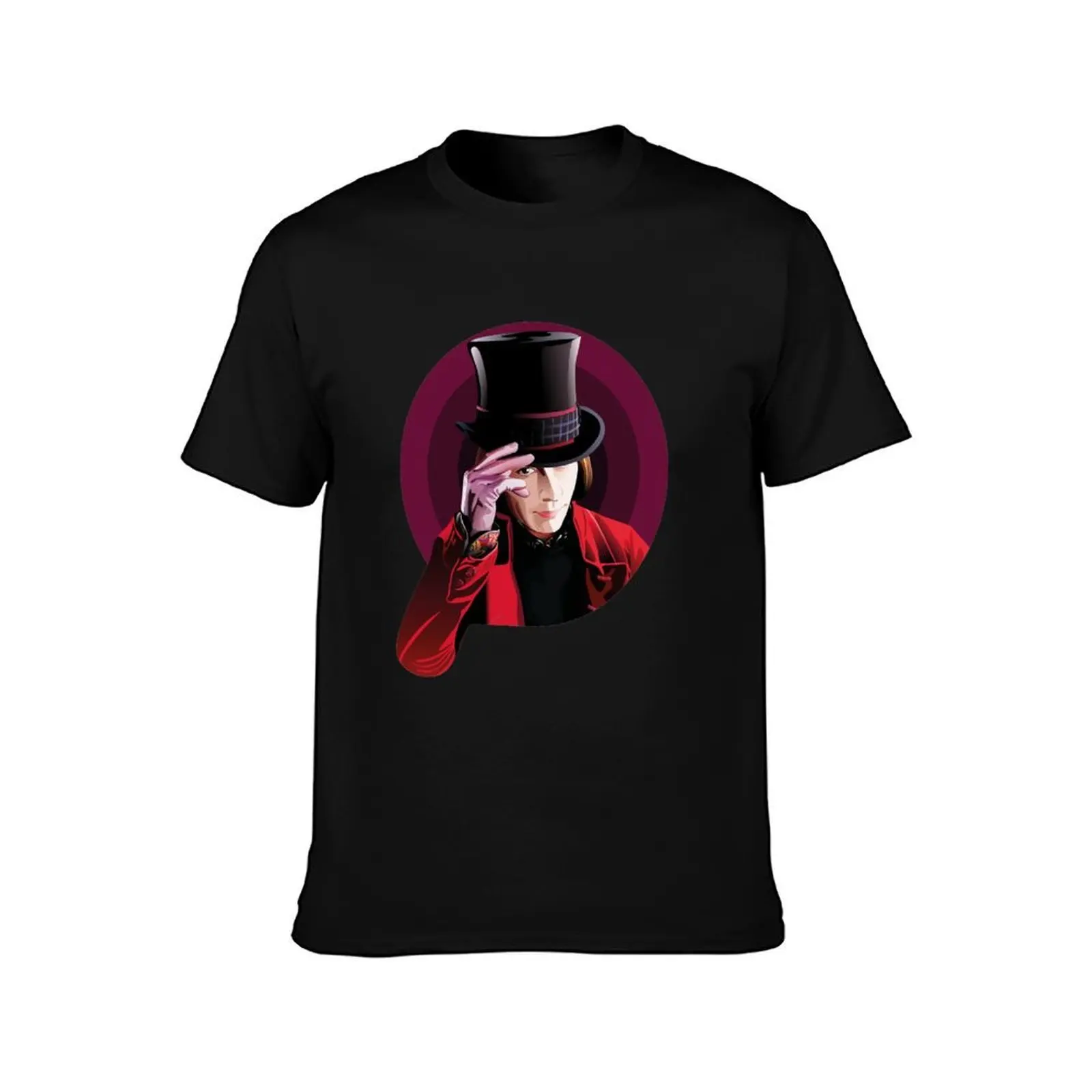 Johnny Depp - Chocolate factory T-Shirt, Summer Casual Cotton Tee, Oversized Streetwear Tops, Vintage Graphic Print, 100% Cotton
