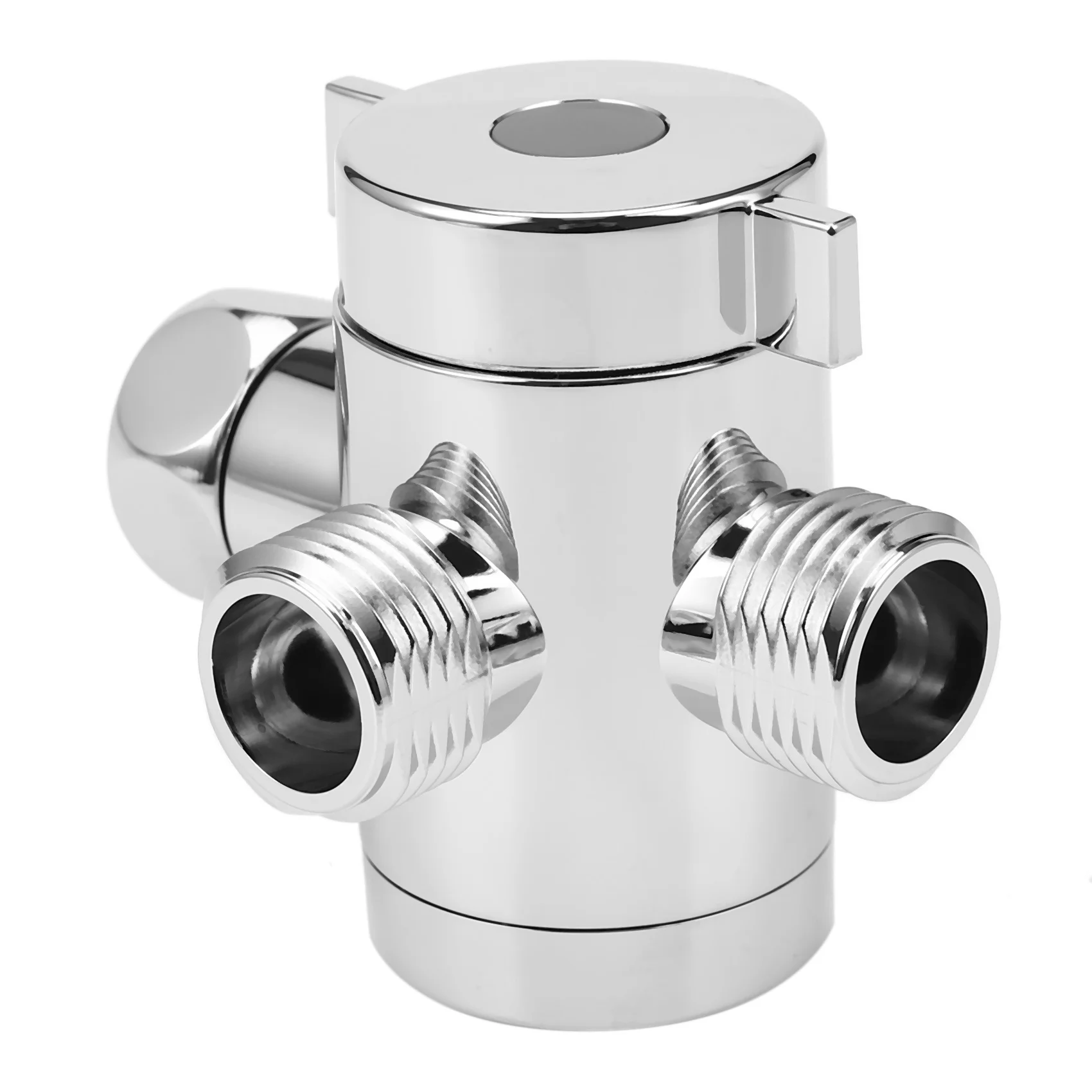 

B28C-2Pcs 1/2 дюйма 3-ходовой Т-образный адаптер для унитаза, биде, ванны, душевой насадки, переключающий клапан с креплением на рычаге