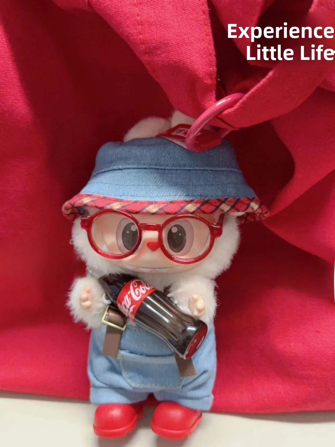 

Labubu Coca-Cola Kid Tee-generation виниловая одежда 7 см комбинезон для куклы сменная игрушка хлопковая кукольная одежда в разобранном виде