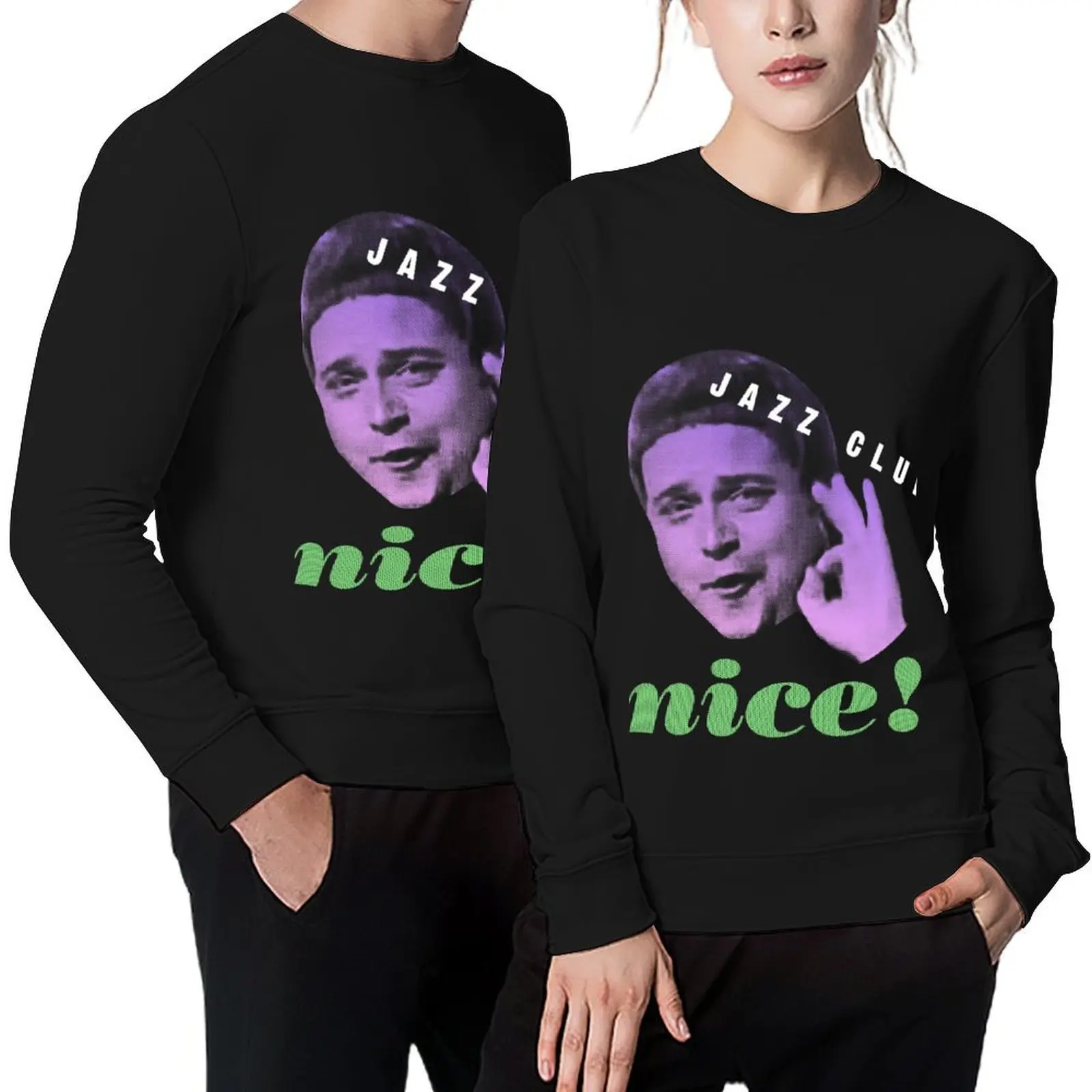 

Jazz Club Pullover men's sweat-shirt set autumn clothes anime clothes tracksuits hooded sweatshirt