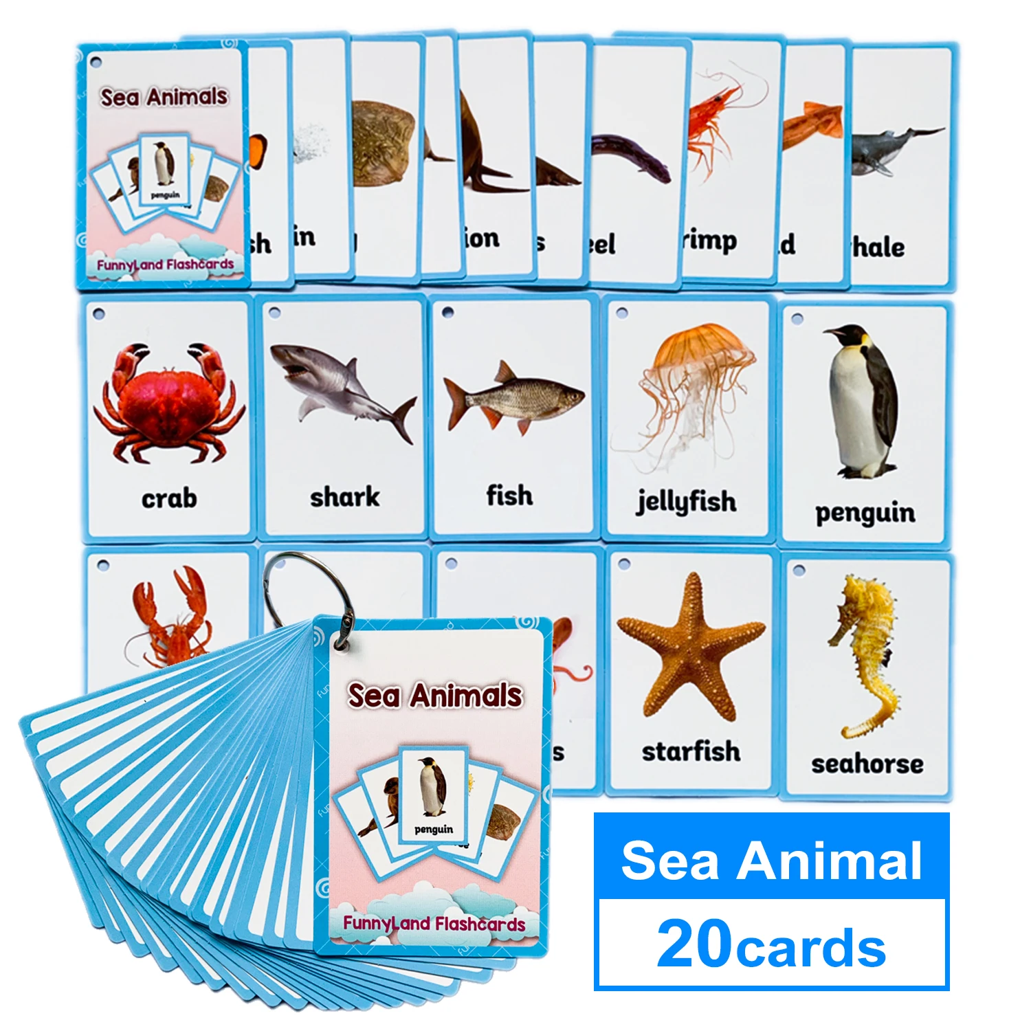 26 Categories Kids Cards Fruits Animal Learn English Word FlashCards Children Homeschool Supplies Educational Toys Montessori