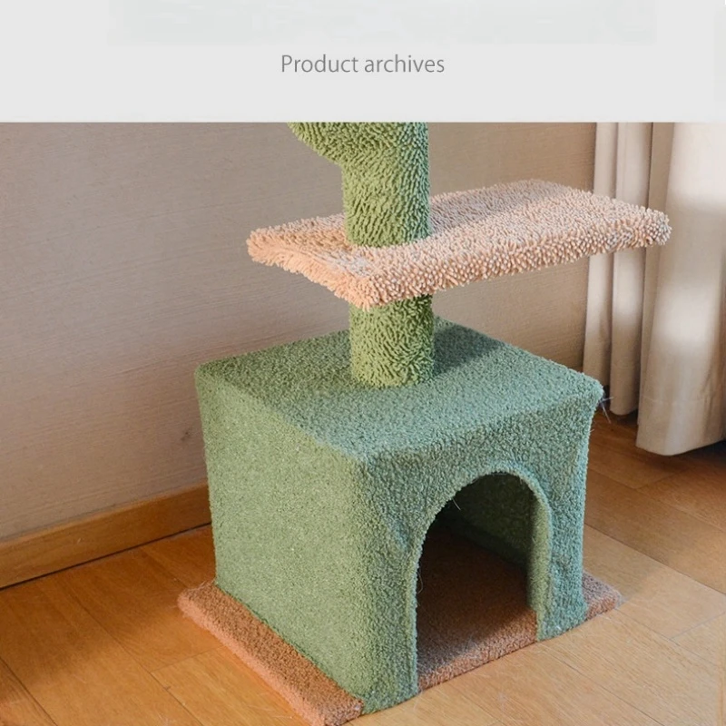 Floor to Ceiling Cat Tree Tower, Tall Climbing Tree with Scratching Post, Hammock with Dangling Ball, Indoor Cat Toys, 5-Layer