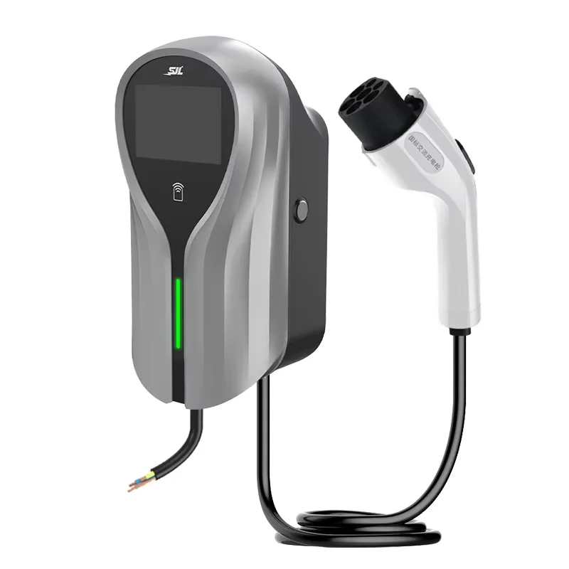 7Kw 32A Type 2 Ev Charger Smart Wallbox Ac Electric Vehicle Charging Station For Home Fast Charging Ip64 Waterproof With Rfid