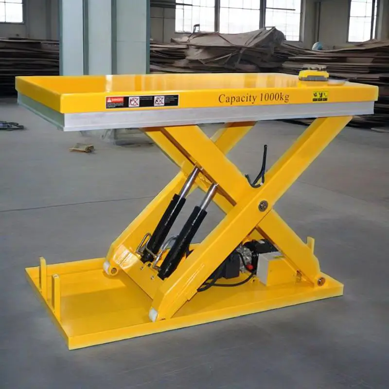 

Hydraulic electric scissor lift table