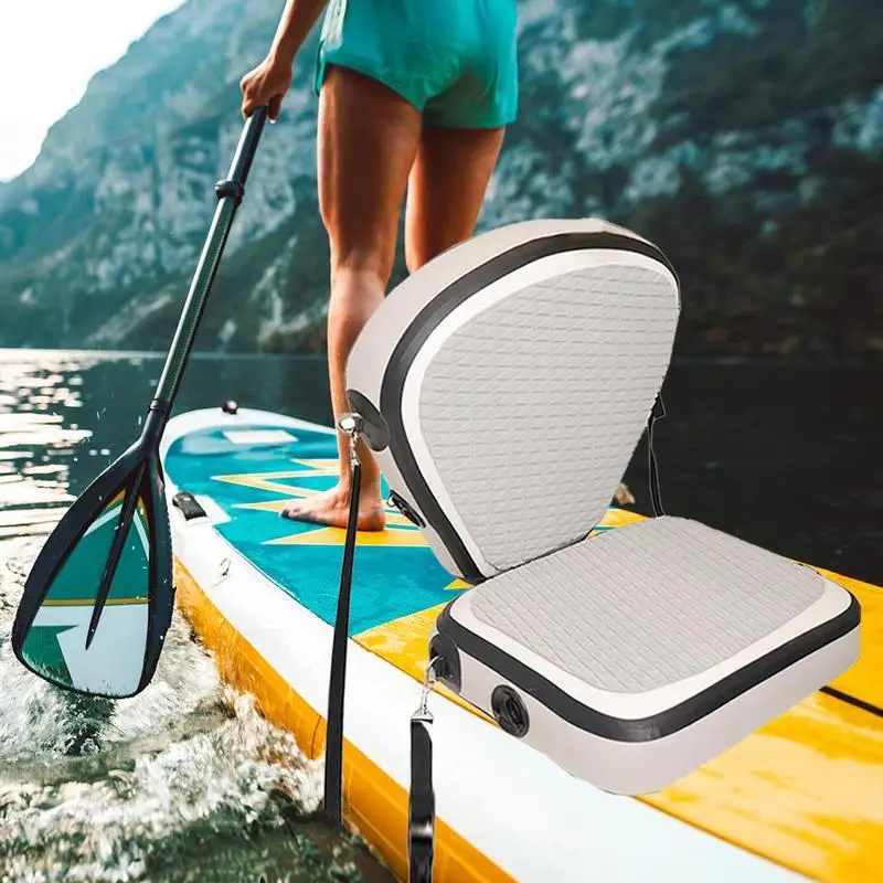 2025 Inflatable Seat Cushion Outdoor Surfing Paddle Board Seat Backrest Adjustable SUP Inflatable Surfboard Seat Kayak Accessor