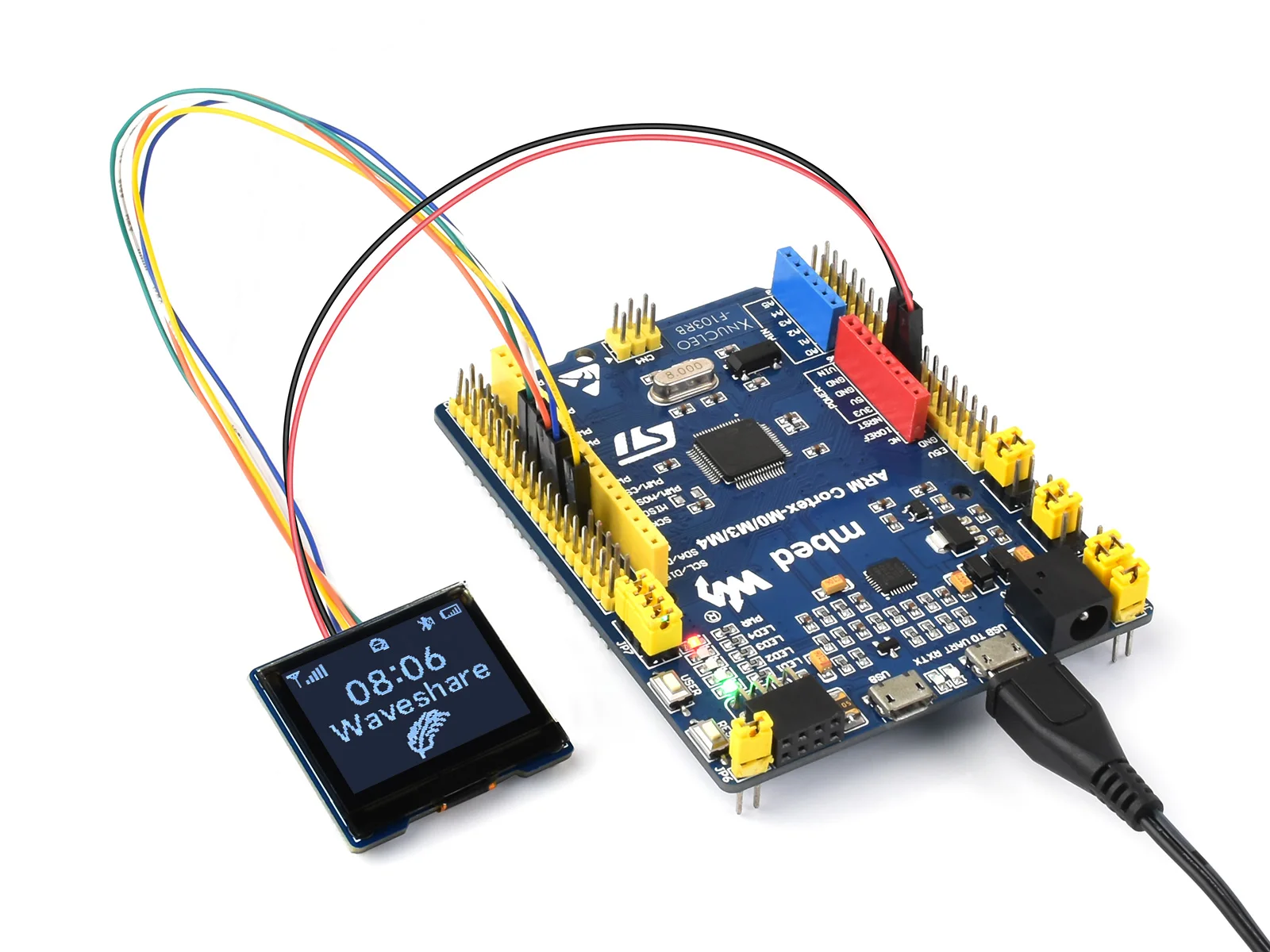 1.32inch OLED Display Module, 128×96 Resolution, 16 Gray Scale, SPI / I2C Communication