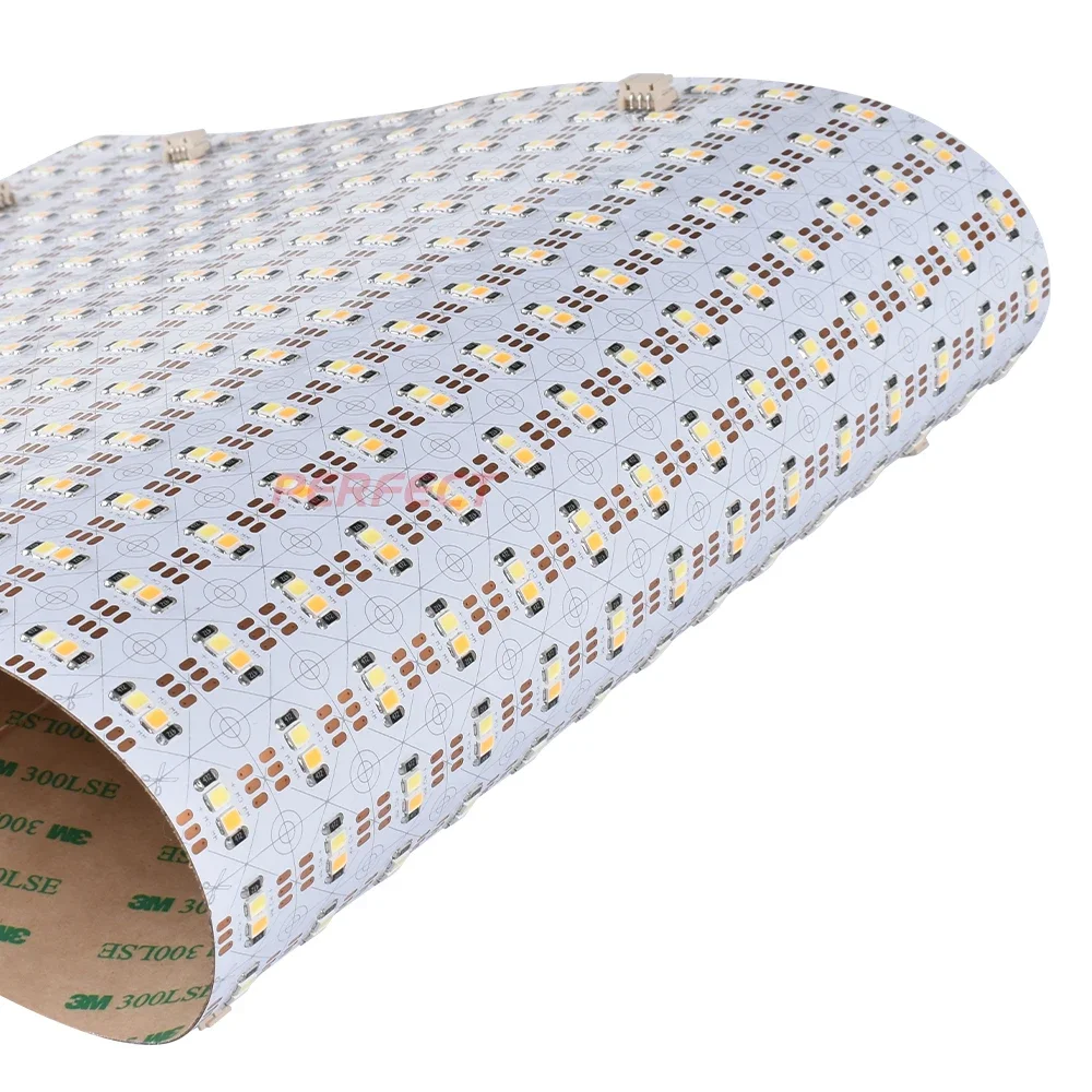 Tunable Ultra Thin 24V SMD 2835 800Leds/PC Cuttable Flex Backlight Panel Flexible LED Light Sheet 19.8*9.25inch