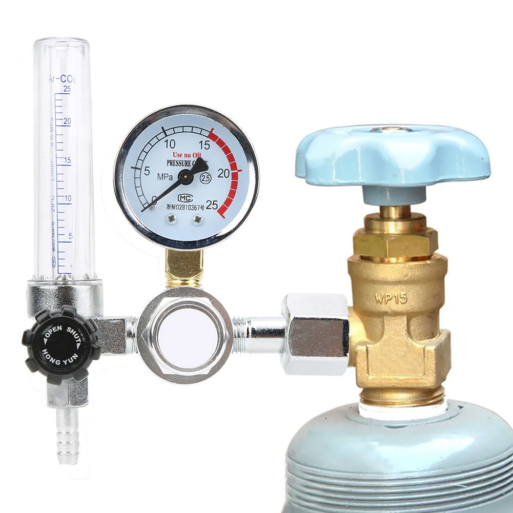 Regulator przepływomierza Argon CO2 Mig Tig Ciśnieniomierz Części spawalnicze Regulator przepływomierza Argon CO2 Regulator spawalniczy Zamiennik