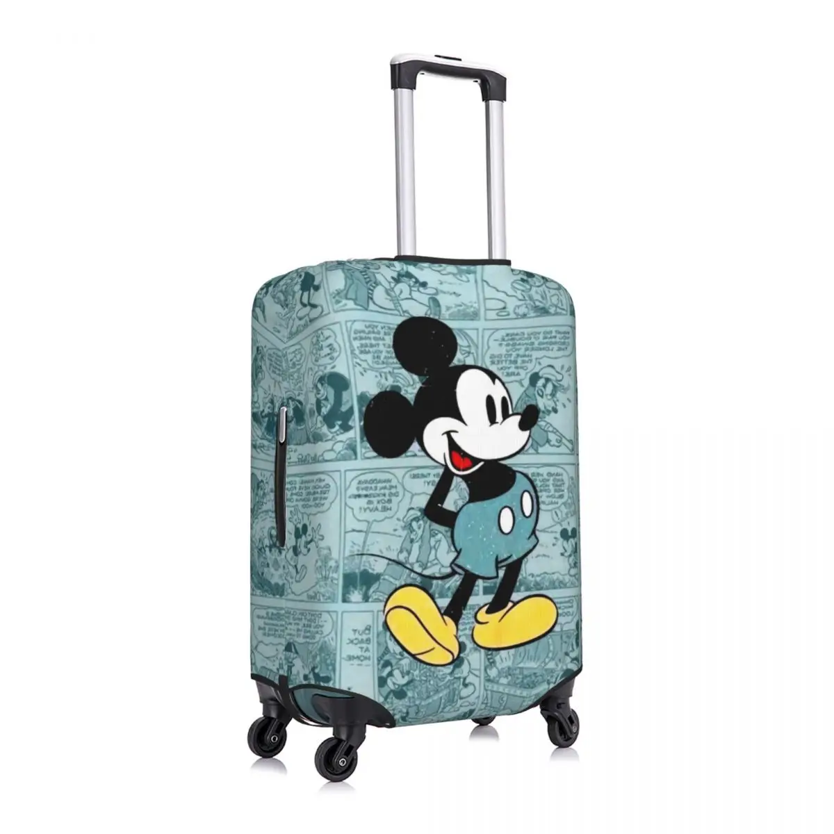 Custom M-Mouse Luggage Cover Protector Funny Cartoon Anime Travel Suitcase Protective Cover for 18-32 Inch