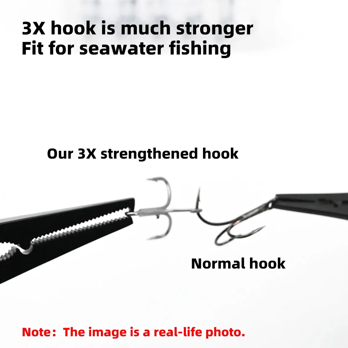MEREDITH 3X High Strength Fishing Hook 10pcs Super Sharp Solid Size 6#/8# Treble Hooks Seawater Corrosion Resistance