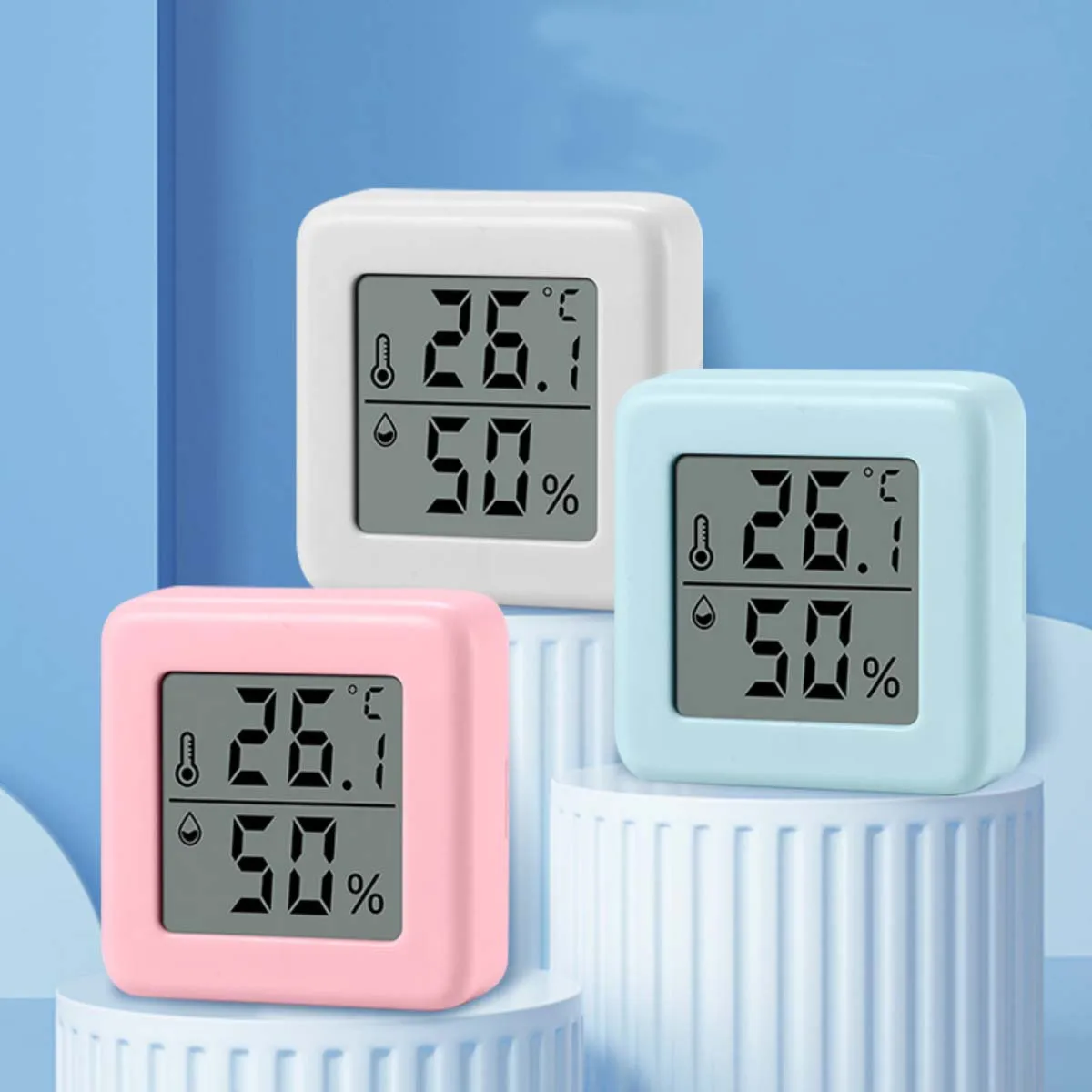 

Indoor temperature and humidity meter, digital electronic temperature and humidity meter, mini climbing pet temperature