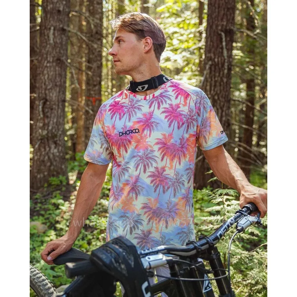 AliExpress NONE Men Recreational Mountain Bike Quick Dry Jersey Motocross Downhill Riding Short Sleeve TShirt MTB Motorcycle Breathable Clothing