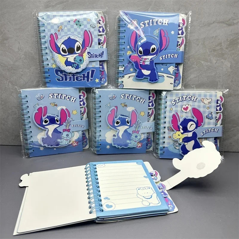 

NEW Stitch Notebook Anime Cartoon School Supplies Portable Diary Fashion Office Supplies Coil Book Children Holiday Gift