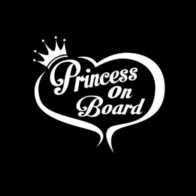 الأميرة على القارب الحب التصميم نافذة الوفير خوذة دراجة نارية ملصقات السيارات الفينيل الزخرفية #2