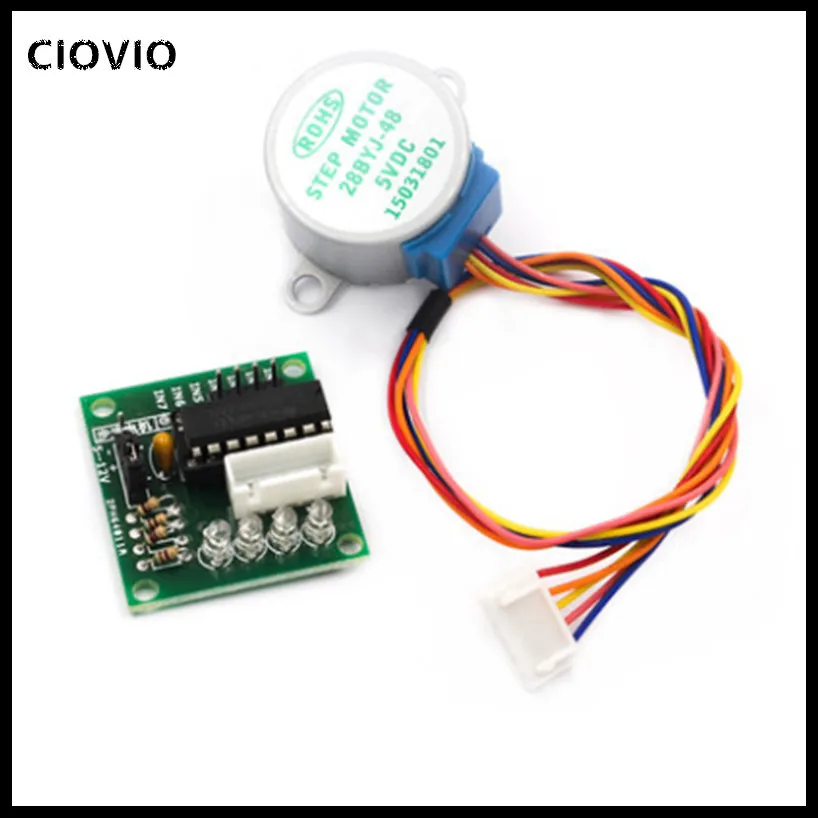 5pcs ULN2003 28BYJ-48 5V Reduction Step Motor Gear Stepper Motor 4 Phase Step Motor for arduino 5pcs Motor +5pcs Board