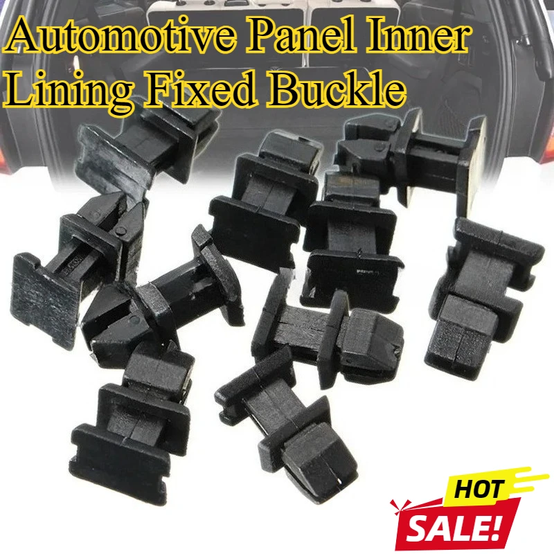 10/20/30/50pcs Car Door Plastic Panel Clip Auto Fasteners For Mercedes Benz Boot Trim Clips Car Plastic Rivets Automobile