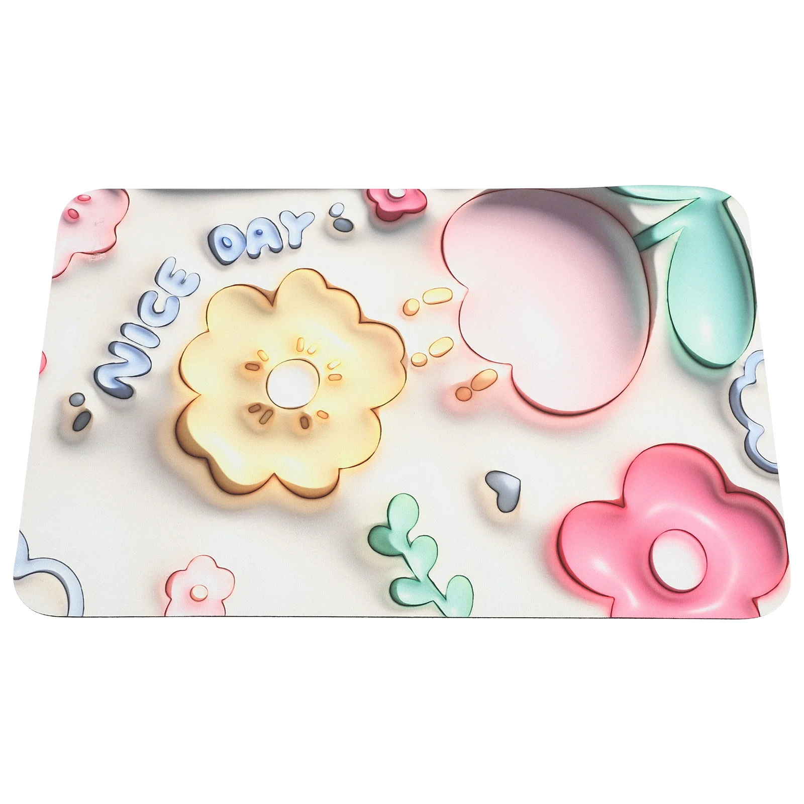 

Water Absorption Non-Slip Bath Mat Wear-Resistant Anti-Skid Design Simple to Use Home Hotel Bathroom Accessory