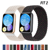 Nylon Band for Huawei Watch Fit 2 Strap replacement belt Accessories braided solo loop bracelet Correa Huawei Watch fit2 band