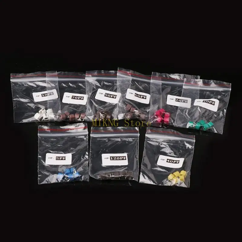 45 Pcs 9 Values Trimmer Capacitor Assorted Adjustable Variable Capacitors best sale