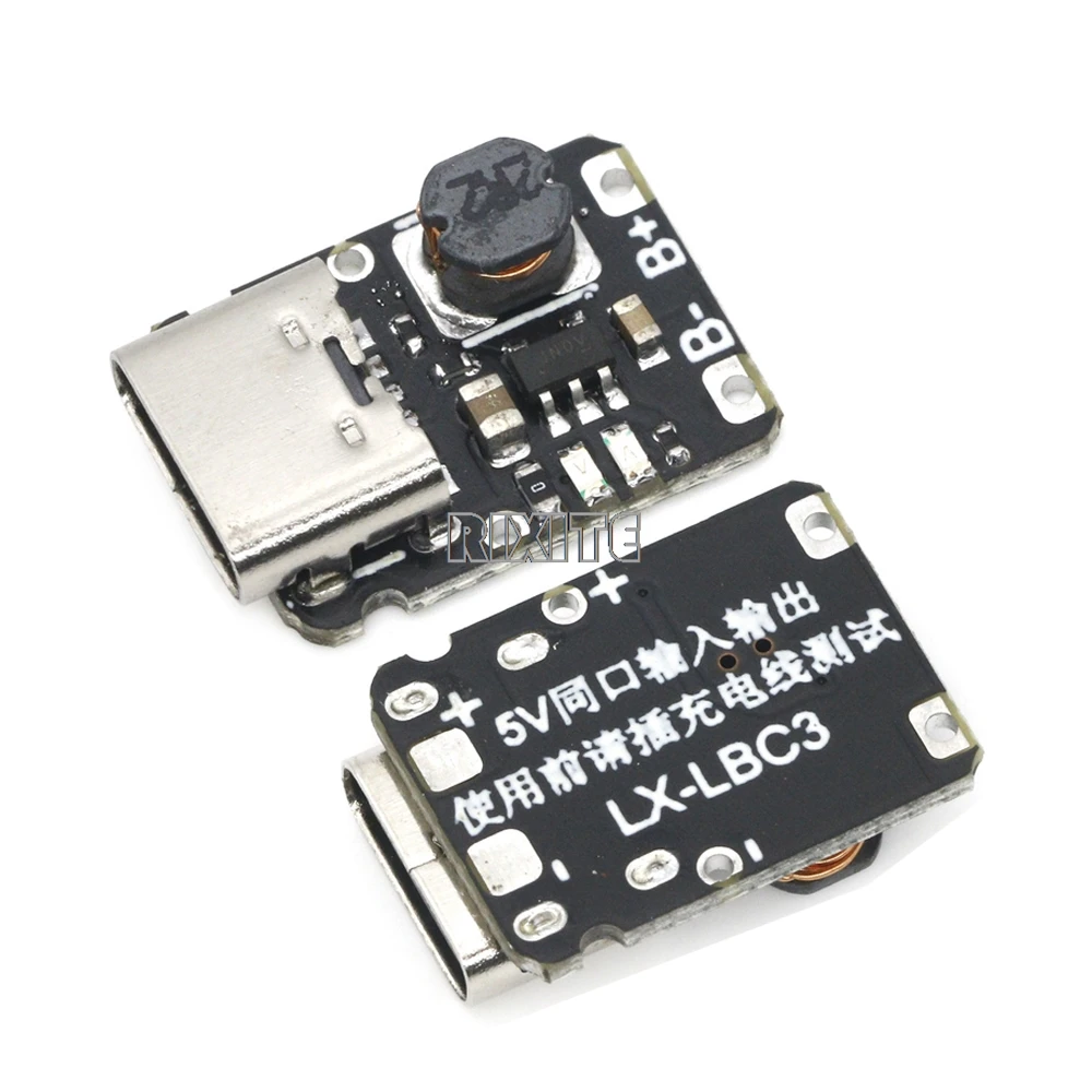 1-10PCS 미니 리튬 배터리 충전 모듈, 5V 출력 부스트 18650 Type-C 보호 기능 포함