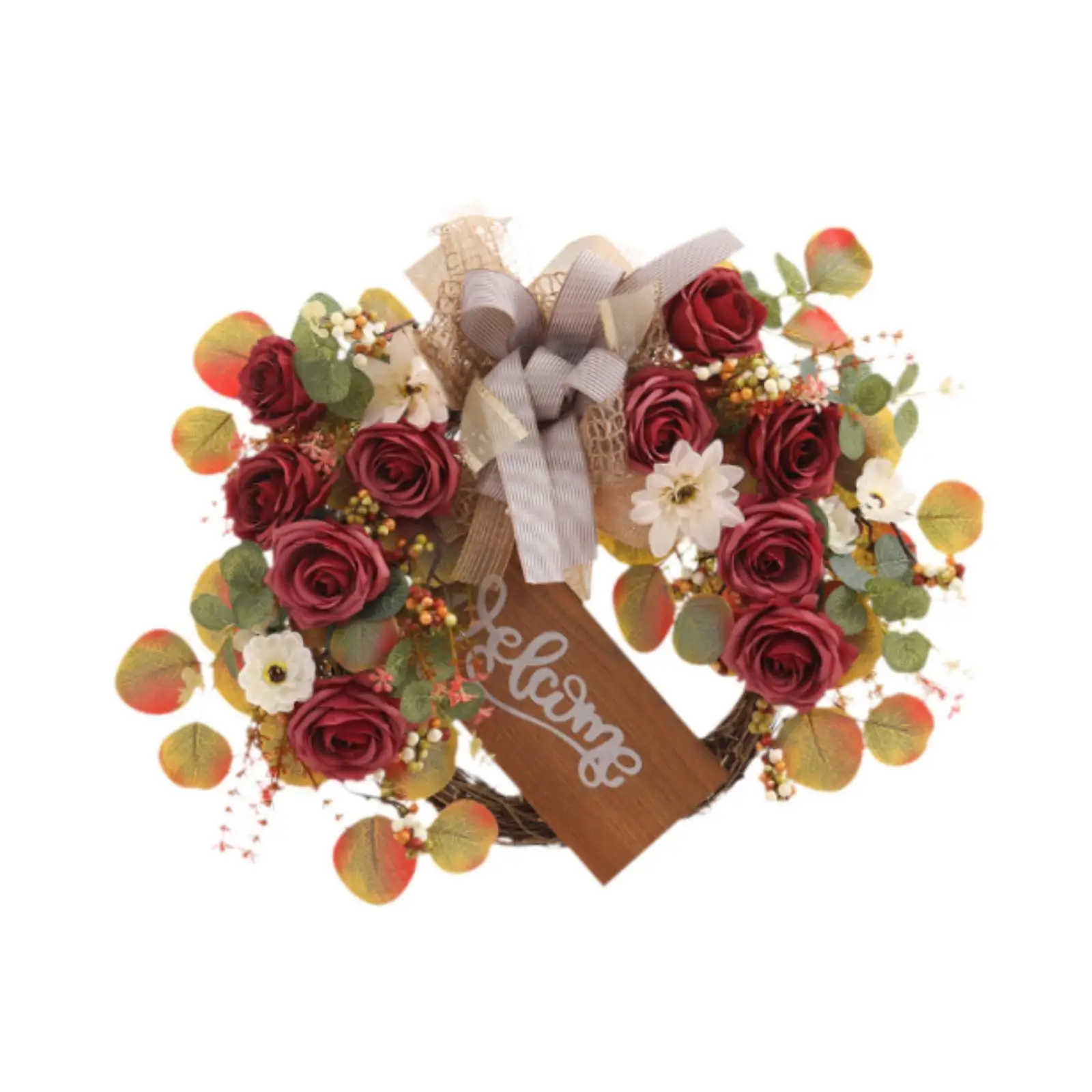 

Fall Wreath for Front Door Decorative 21.26" for Indoor/Outdoor Yard Wall