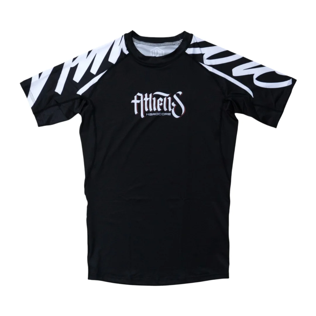 Hardcore Gothic Fighting Style Brazilian Jiu Jitsu MMA Rash Guard Adult Kids Combat Training T-Shirt Breathable Quick-drying
