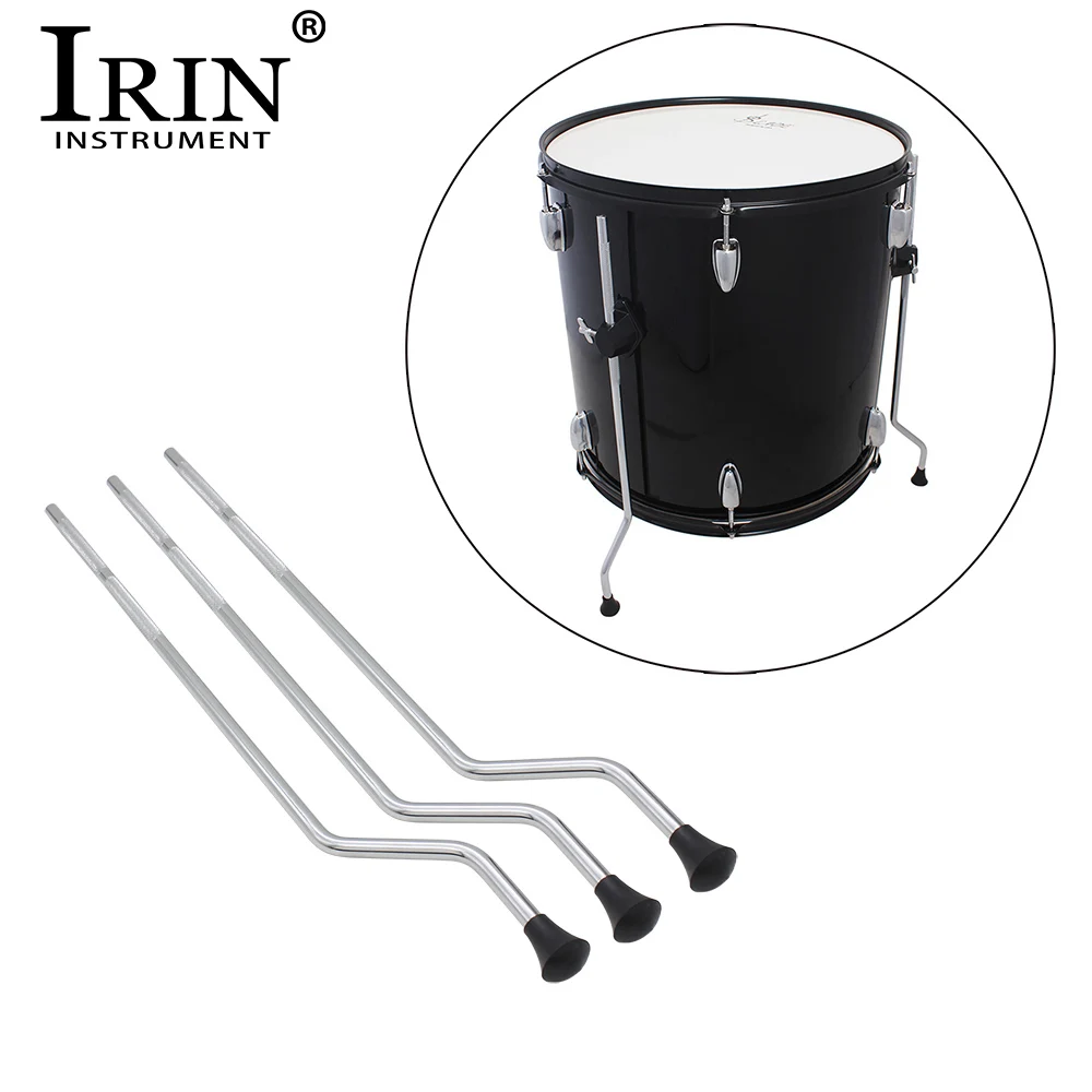 IRIN 3 Pcs/Set Floor Tom Legs Tripod Drum Foot Bass Drum Kit Leg Percussion Instrument Accessories Parts High Quality Hardware