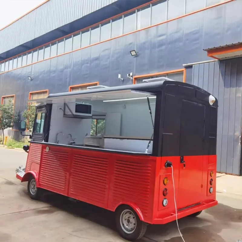 

Mobile Pizza Truck Fully Equipped Food Trailer With Pizza Coffee Van Hot Dog Cart BBQ Food Truck Van Mobile Food Trailer