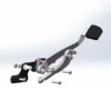 Standard Forward Control MX Mini Trittbretter für Harley Softail Street Bob FXBB 2018 FXBBS Low Rider FXLR 2024 FXLR 2015-2018 4