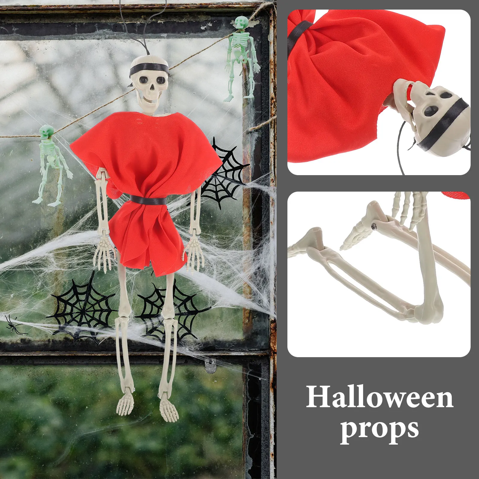 

1pc Decoration Hanging Horrible Faux Human Prop For Halloween Party Haunted Decor Plastic Hanging Halloween Props